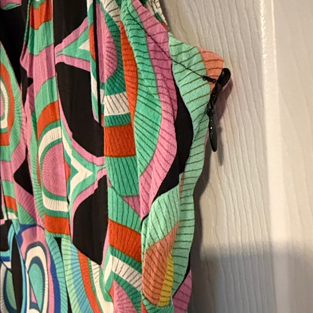 Anthropologie Multicolor Sleeveless Patterned Dress - Picture 5 of 5